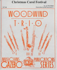 Christmas Carol Festival Flexible Woodwind Trio cover Thumbnail